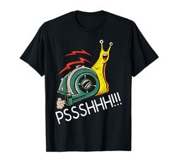 Caracol divertido Turbo Boost Racing Pshh Camiseta