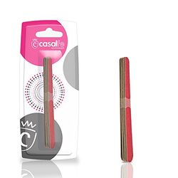 Lima de unhas básica cartão pequeno - 6 unidades. Sempre à mão!