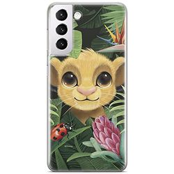 ERT GROUP mobiltelefonfodral för Samsung S21 originalt och officiellt licensierat Disney mönster Simba & Friends 002 optimalt anpassad till formen på mobiltelefonen, fodral tillverkad av TPU-plast