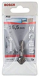 Bosch Accessories 2608596408 Fraise conique à lamer HSS queue six pans Ã˜ 16,5 mm