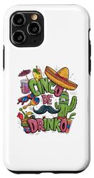 Carcasa para iPhone 11 Pro Cinco De Drinko Fiesta Squad Fiesta Mexicana Cinco De Mayo