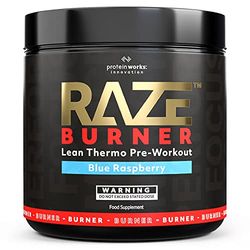Raze Burn Pre-Workout Powder | Advanced Pre-Workout | Blue Raspberry