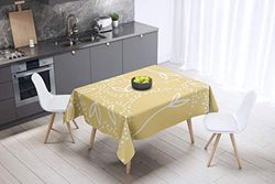 Bonamaison Kitchen Decoration, Tablecloth, Random Pattern, 140 x 140 Cm - Designed and Manufactured in Turkey