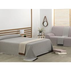 ECOMMERC3 | Copriletto multiuso dimensioni 180 x 260 cm per divano o letto - Foulard multiuso al tatto extra morbido, colore bordeaux