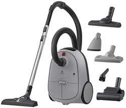 Electrolux 600 EB61A5UG, Sled Vacuum Cleaner with Bag, Grey, 3 brosses + Kit Animal + 1 accessoire