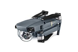 DJI Mavic Pro - Quadcopter Drone (4K, 12 MP, 65 km/h, Alcance de 7 km), Color Gris