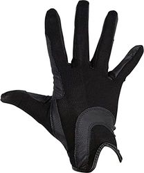 HKM Ridsport, handskar med elastisk handled och nätgrepp | andningsbart och hållbart materialkombination av polyester med polyuretan