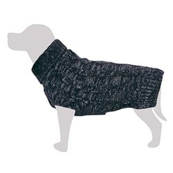 Gevlochten gebreide trui in zwart, grafiet, XL / 40 cm, kleding voor honden, helpt om te beschermen tegen kou, accessoires, jassen, sweatshirt, truien, vest, jassen, sweater, waterdicht en meer