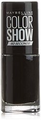 Maybelline New York Color Show verniz de secagem rápida, 677 Blackout, [unidades 3]