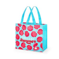 Legami Borsa Mare, Bolso de Playa Mujer, Azul Turquesa, 43.5 cm x 44 cm x 61.5 cm