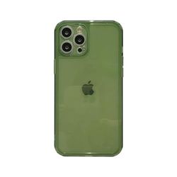 Ontworpen voor iPhone 14 Pro Max, geüpgraded [Never Yellow], beschermende schokbestendige cover voor vrouwen en mannen, slank, transparant, iPhone 14 Pro Max, telefoonhoes, groen transparant
