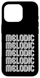 Melodico Custodia per iPhone 16 Pro