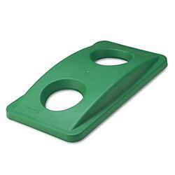 Rubbermaid Commercial Products FG269288YEL Couvercle de Système de Tri de Bouteille et Canettes Slim Jim, Jaune