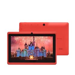 DAM Tablet Q75X Pro WiFi. Android 7. Ekran 7'' 1024 x 600 pikseli. MTK Quad Core 1 GB RAM + 8 GB. Podwójna kamera. Kolor: czerwony