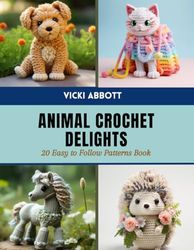 Animal Crochet Delights: 20 Easy to Follow Patterns Book