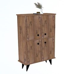 Meubles multi-usages, 100% panneaux de particules plaqués mélamine, coloris pin atlantique