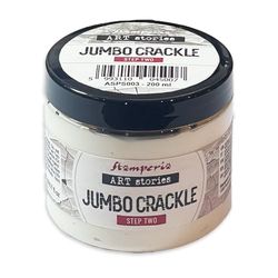 Stamperia - Jumbo Crackle Step 2, Crackling Paste for Crafts, Furniture, Mixed Media Projects, and More, Creates Cracked Effect for Added Texture, Water Based (200ml)