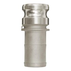 Kamlok-snelkoppelingsstekker, slangaansluiting, type E, aluminium, voor slang LW 32, stekker-Ø 45 mm, druk max. 16 bar, temp. Maximale 68 °C.