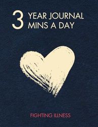 3 Year Journal: The 3-Minute Notebook, Matt Cover, 8.5"×11", Fight Illness Version