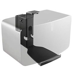 RICOO Wall Mount Speaker Bracket suitable for Sonos Play:5 LH505-B Tilt & Swivel Adjustable Wall Mounted Loud-Speaker Holder - Black 1 piece for WLAN Airplay bluetooth box