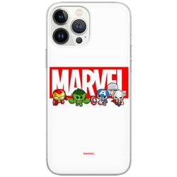 ERT GROUP mobiltelefonfodral för Iphone 13 PRO originalt och officiellt licensierat Marvel mönster Marvel 009 Vit optimalt anpassad till formen på mobiltelefonen, fodral tillverkad av TPU-plast