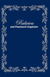 Rubrica Telefonica e Password Organizer Alfabetica dalla A alla Z: Organizzatore alfabetico con riferimenti per ogni lettera e 4 pagine dedicate alla ... di passworde 5,25x8 in (13.34x20.32 cm)