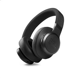 JBL LIVE 660 NC, Cuffie Over-Ear Wireless Bluetooth con Cancellazione Adattiva del Rumore, Cuffia Pieghevole Senza Fili per Musica, Chiamate e Sport, Fino a 50h di Autonomia, Nero