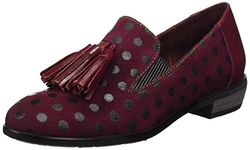 LAURA VITA Dames Claudie 05 Slipper, rood (wijn), rode wijn., 37 EU