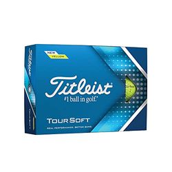 TITLEIST Unisex Tour mjuk golfboll, gul, en storlek UK