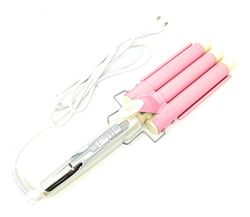 TEMPO DI SALDI 3 Branch Wavy Hair Straighteners for Curls Professional White