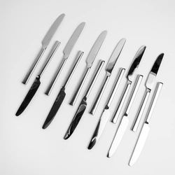 Fine Dine 764794 Garda 18/10 Chromium-Nickel Steel Dessert Knife, 194mm Diameter, Pack of 12