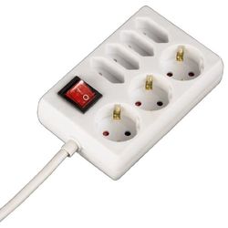 Hama 108848-00 e várias extensões, cor: branco