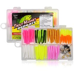 Forel Magneet Neon Kit - 70 Grub Bodies en 15 Maat 8 Haken