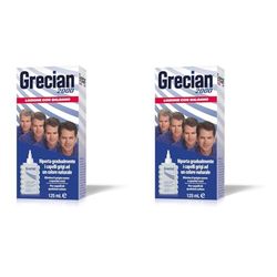 Grecian 2000 Lozione Colorante Uomo, Colore Capelli Uomo, Tinta Capelli Uomo, Riporta Gradualmente I Capelli Grigi Ad Un Colore Naturale, 125 ml (Confezione da 2)