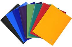 Exacompta - Ref. 85100E - 1 OPAK document cover - 100 anti-reflective grained pockets - 200 views - for A4 format - dimensions 24 x 32 cm - soft polypro cover - 8 random colors