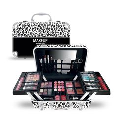 GLOSS ! Malette Maquillage – Coffret Maquillage Femme – Coffret Cadeau Noël – Idée Cadeau Anniversaire, Maitresse, Saint Valentin – Coffret Beauté – PANTHERE