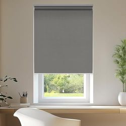 CHICOLOGY Store à Rouleau pour fenêtre, Stores de fenêtre pour Maison, Traitement de fenêtre, Stores de fenêtre sans Fil, Stores de Porte, Gris Urbain (filtrage de la lumière), 73,7 x 183 cm (l x H)