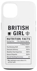 Funny British Girl Proud Women with UK Roots Case for iPhone 13