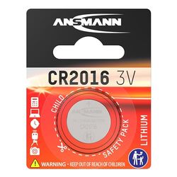 ANSMANN 5020082 Cr 2016 Pile a Bottone Batteria Litio - 3V