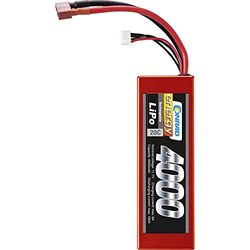 energy 1416555 Modellbygg-batteripaket (LiPo) 11,1 V 4000 mAh cellnummer: 3 20 C låda hårt fodral T-uttag