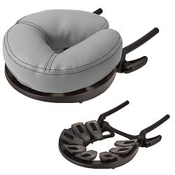 Earthlite Massage tafel gezichtshouder CARESS - Zelfinstellende, innovatieve hoofdsteun met luxe strata gezichtskussen, sterling