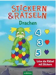 Stickern & Rätseln ab 3: Stickern & Rätseln - Drachen: Löse die Rätsel mit Stickern