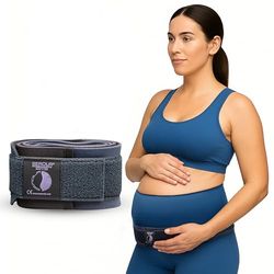 Serola Pregnancy Support Belt – Adjustable Maternity Belt for Back and Pelvic Pain Relief – Comfortable Bump Band for Pregnancy and Postpartum – Medium Size (86–102 cm)