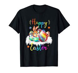Coniglio con le uova Buona Pasqua Maglietta