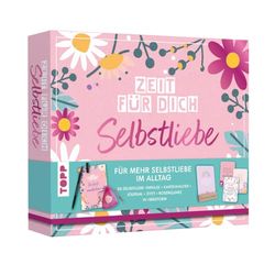 TOPP Zeit für Dich Gift Box-Selbstliebe, Paper Plastic Crystal, Yellow, 23 x 20 x 4 cm