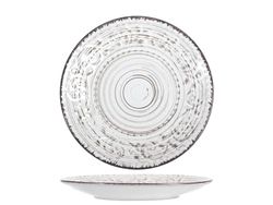 H&h courtyard set 6 piatti frutta bianchi cm 21