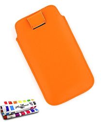 Muzzano Ultra-Slim beschermhoes voor Samsung Galaxy Ace 2, schokbestendig, elegant en duurzaam, Sweep, SWEEP, oranje