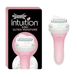 WILKINSON SWORD - Intuition Ultra Moisture For Women | No Shave Gel Needed | Razor Handle + 1 Blade Refills