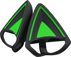 Razer Kitty Ears V2 - Universal Fit Clip-on Kitty Ears for Headsets (Clip-on Kitty Ears, Versatile, Adjustable Straps, 26g Lightweight Premium Silicone) Black