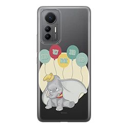ERT GROUP mobiltelefonfodral för Xiaomi 12 LITE originalt och officiellt licensierat Disney mönster Dumbo 003 optimalt anpassad till formen på mobiltelefonen, gedeeltelijk transparant